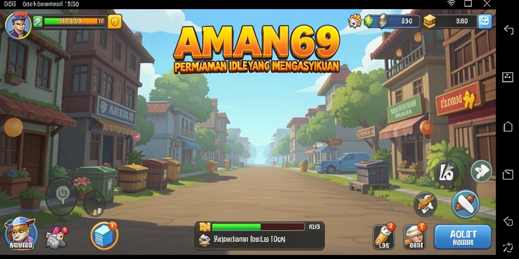 Tampilan gameplay AMAN69 yang seru dan menenangkan.