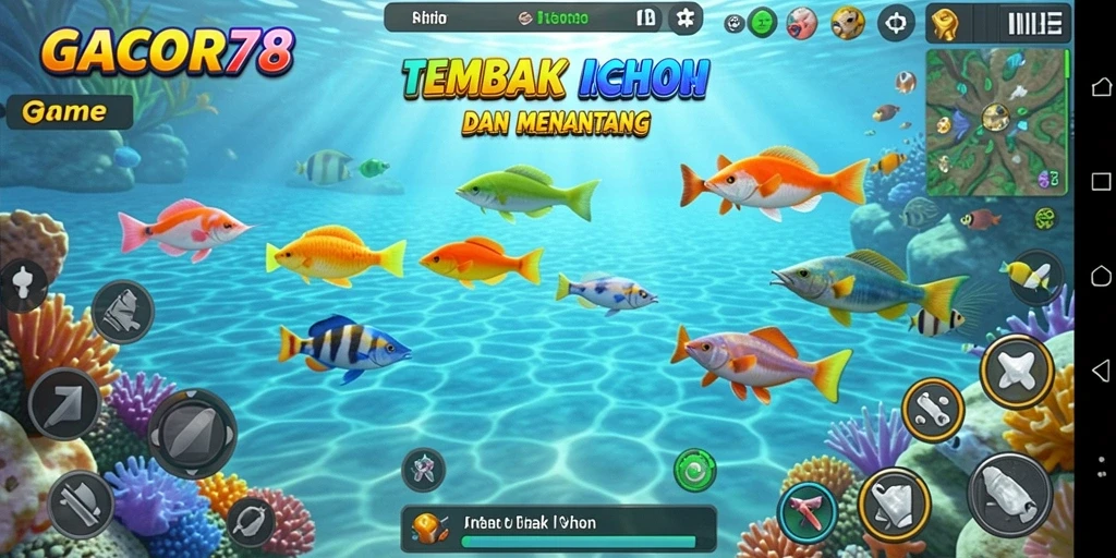 Tampilan gameplay seru GACOR78 dengan efek visual menawan.