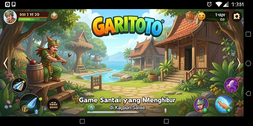 Screenshot gameplay GARITOTO yang menampilkan aksi permainan yang menyenangkan.