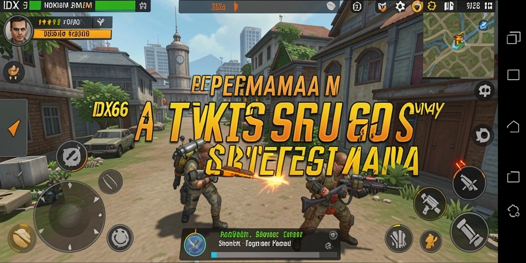 Tampilan gameplay seru dan dinamis di IDX66.