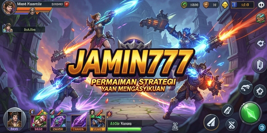 Tampilan gameplay seru dan menantang di JAMIN777.
