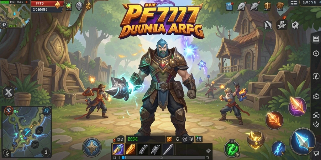 Tangkapan layar menunjukkan aksi seru dalam pertempuran ARPG.