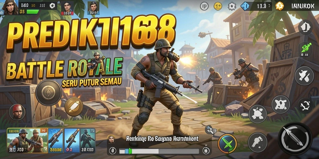 Gameplay seru di PREDIKSI168 saat pertempuran Battle Royale.
