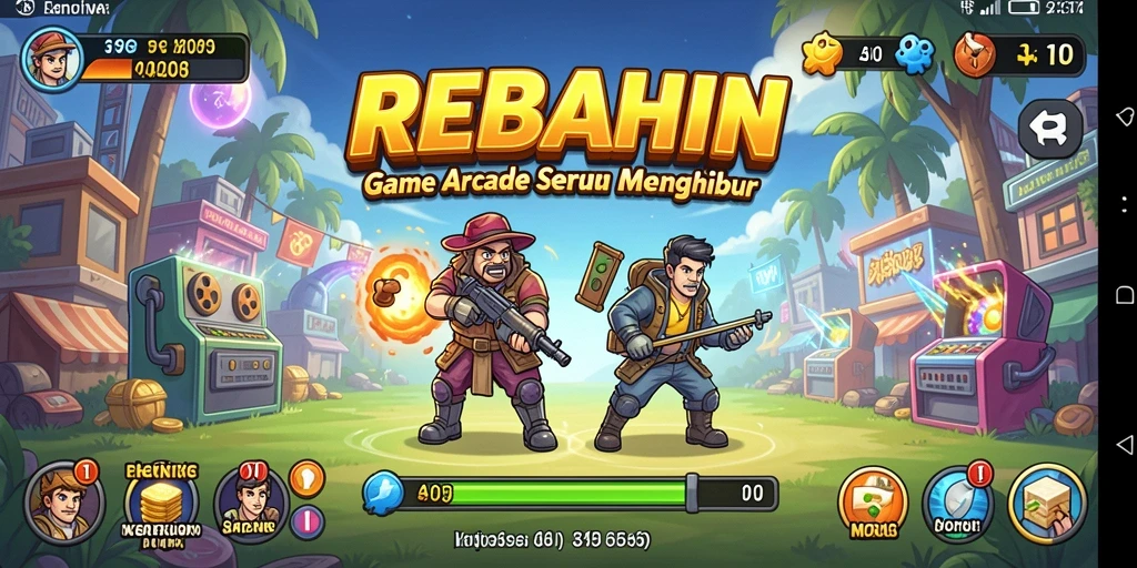 Tangkapan layar gameplay menarik dari REBAHIN yang penuh aksi.
