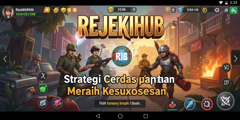 Tampilan strategi dan gameplay REJEKIHUB yang menegangkan.