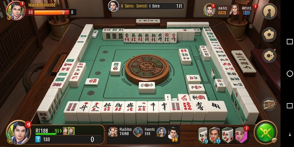 Gameplay menarik RI188 dengan suasana Mahjong yang seru.