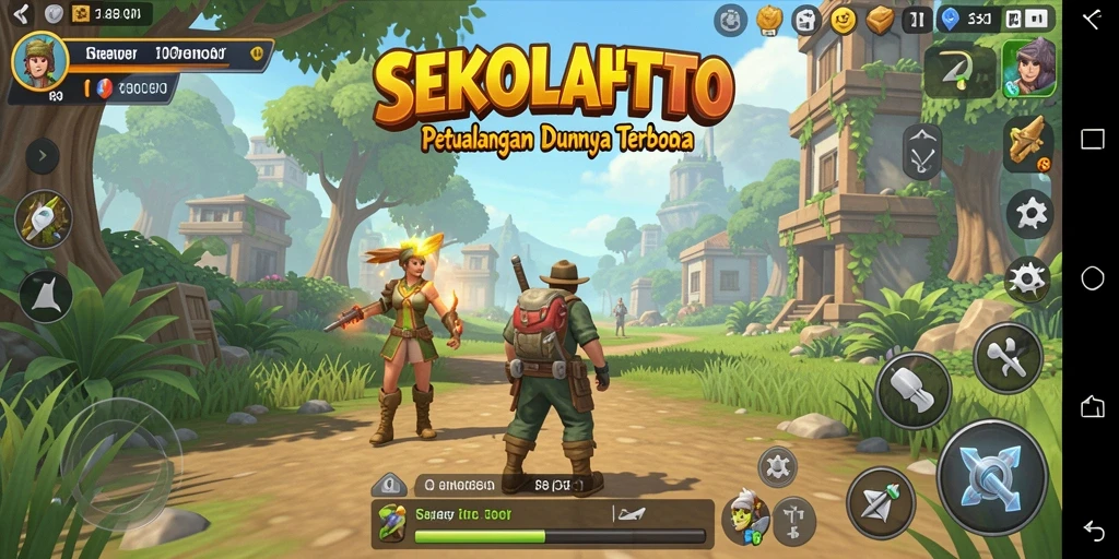Tangkapan layar menampilkan gameplay menarik di dunia terbuka.