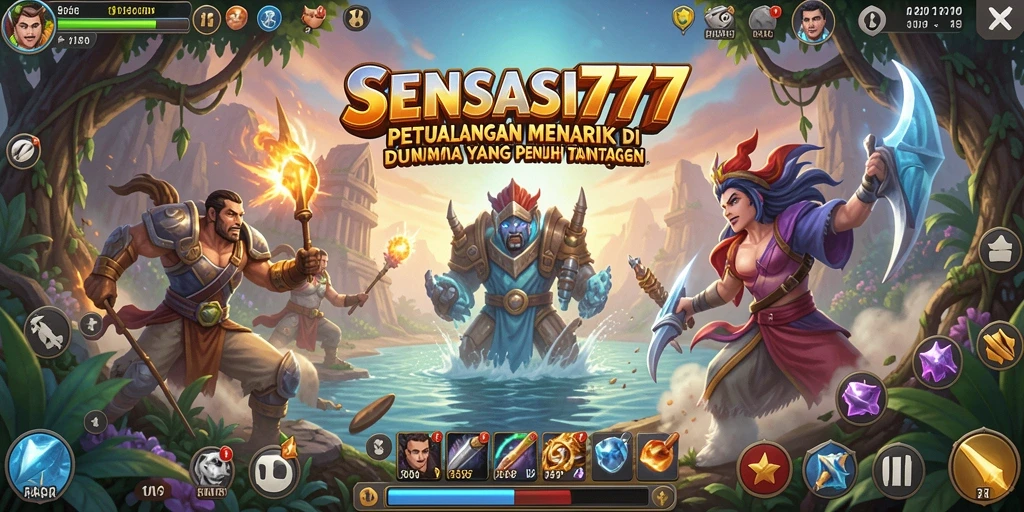 Gameplay menarik SENSASI777 dengan dunia petualangan yang luas